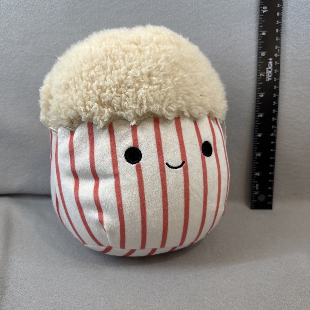 Squishmallows Kellytoy NWT Arnel The Popcorn Bucket 10" Plush 2022 New With Tags